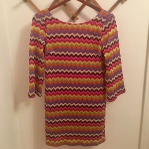 Ark & Co chevron dress